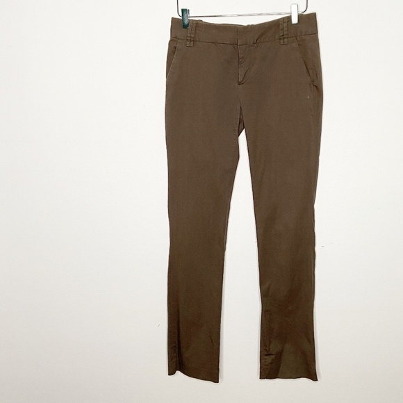 ZARA | Brown Straight Leg Pants - Picture 1 of 9